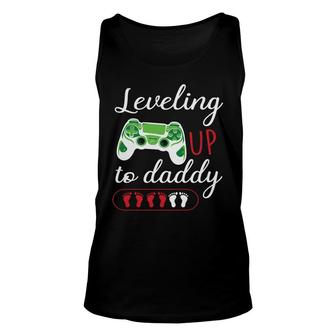 Leveling Up To Daddy Gamer Pregnancy Announcement Baby Unisex Tank Top - Thegiftio UK