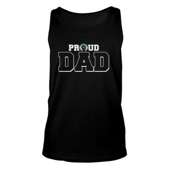 Lgbt Trans Flag Fathers Day Proud Dad From Transgender Son Unisex Tank Top | Mazezy
