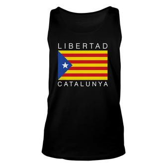 Libertad Catalunya Catalan Catalonia Independence Espana Unisex Tank Top | Mazezy