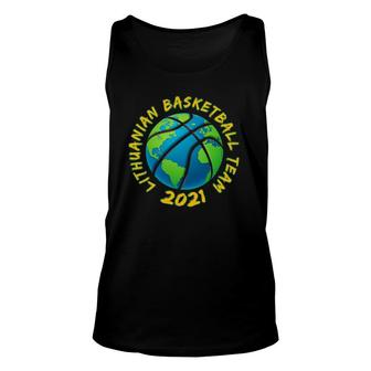 Lithuanian Basketball Team 2021 - Lithuania Strong Apparel Unisex Tank Top | Mazezy