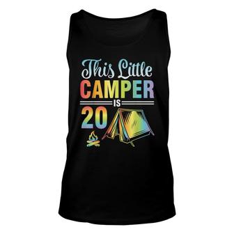 This Litle Camper Is 20 Years Old Happy Me You Son Daughter Tank Top | Mazezy