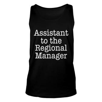Little Hipster Tees Assistant To The Regional Manager Khal Laylo Tank Top | Mazezy
