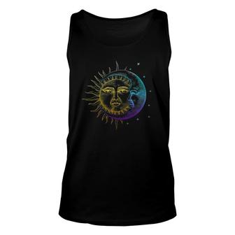 Live By The Sun Love By The Moon Spirituality Gift Bohemian Unisex Tank Top | Mazezy AU