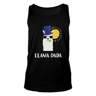 Mens Llama Dada Matching Son Dad Birthday Mother's Day Tank Top | Mazezy