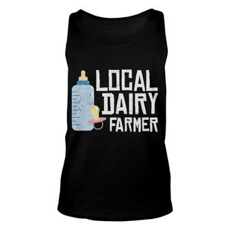 Local Dairy Farmer Funny Breastfeeding Gift For Mother S Day Unisex Tank Top - Thegiftio UK