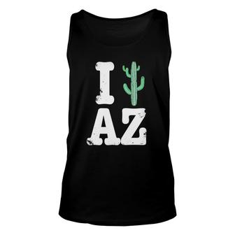 Love Arizona Saguaro Cactus Hiking Unisex Tank Top | Mazezy