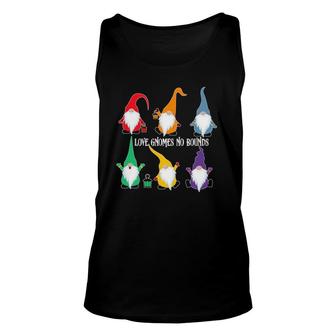 Love Gnomes No Bounds Lgbt Pride Unisex Tank Top | Mazezy
