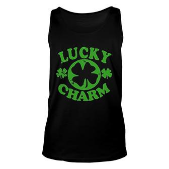 Lucky Charm Irish Clover St Patricks Day Unisex Tank Top - Thegiftio UK