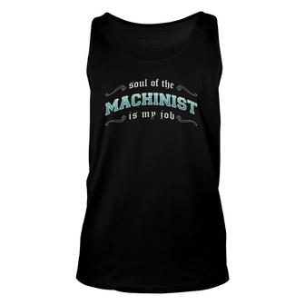 Machinist Is My Job Fantasy Mmo Gamer Unisex Tank Top | Mazezy