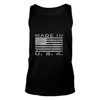Made In Usa Made In America Us Flag Stars And Stripes Unisex Tank Top - Thegiftio UK