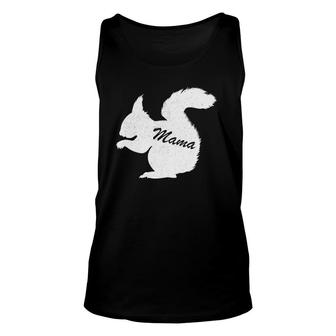 Mama Squirrel Animal Tee Father Mother Day Cute Son Daughter Tank Top | Mazezy