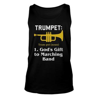 Marching Band Trumpet Gift For A Trumpet Player Unisex Tank Top | Mazezy
