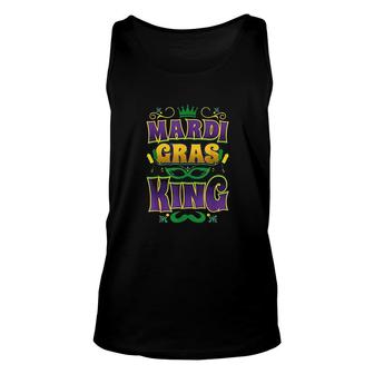 Mardi Gras King Fun Parade Party Unisex Tank Top - Thegiftio