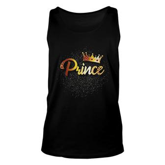 Matching Family Gift Idea King Queen Prince Princess V4 Unisex Tank Top - Thegiftio UK