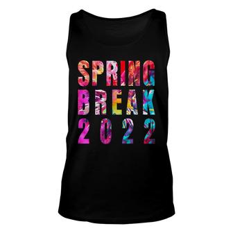 Matching Group Spring Break 2022 Vintage Tie Dye Unisex Tank Top - Thegiftio