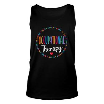 Meaningful Ot Occupational Therapy Therapist Play Learn Grow Tank Top | Mazezy