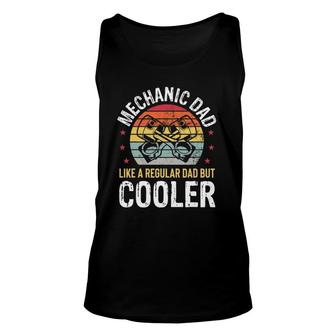 Mechanic Dad Funny Car Auto Mechanic Dad Father Men Gift Unisex Tank Top | Mazezy