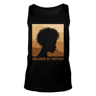 Melanin By Nature Black Girl Melanin Color Unisex Tank Top - Thegiftio UK
