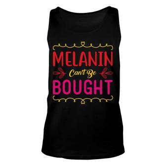 Melanin Cant Be Bought Pink Black Women Unisex Tank Top - Thegiftio UK
