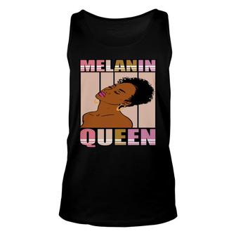 Melanin Queen Short Hair Melanin Color Unisex Tank Top - Thegiftio UK