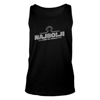 Mens Babo Bosnian Dad Najbolji Babo Na Svijetu Unisex Tank Top | Mazezy
