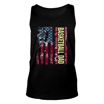 Mens Basketball Dad - Best Gift Idea For Fathers Tee Unisex Tank Top | Mazezy