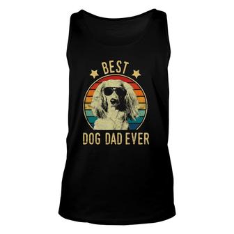 Mens Best Dog Dad Ever Dachshund Father's Day Gift Unisex Tank Top | Mazezy