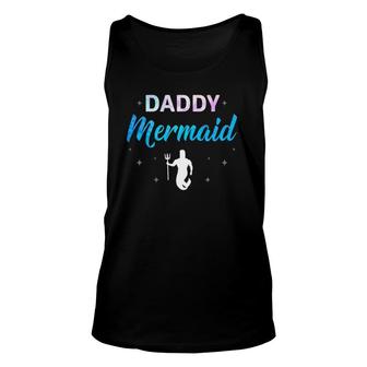 Mens Daddy Mermaid Gift For Dad Unisex Tank Top | Mazezy