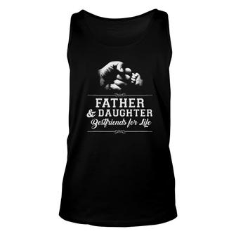 Mens Father Daughter Friends Fist Bumpdad Father's Day Unisex Tank Top | Mazezy