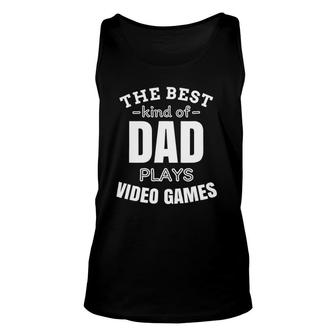 Mens Father's Day For Video Game Gamer Dad Unisex Tank Top | Mazezy