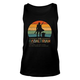 Mens Father's Day Idea This Is The Way-Dadalorian Daddy Unisex Tank Top | Mazezy