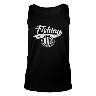 Mens Fishing Dad Funny Dad Fishing Gifts For Men Unisex Tank Top | Mazezy