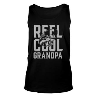Mens Fishing Grandpa Funny Dad Fathers Day Gift Fisherman Unisex Tank Top | Mazezy