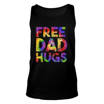 Mens Free Dad Hugs Pride Lgbtq Gay Rights Straight Support Unisex Tank Top | Mazezy