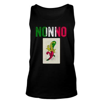 Mens Grandpa Italian Nonno Scopa Game Scopa-Cards Unisex Tank Top | Mazezy