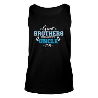 Mens Great Brothers Get Promoted To Uncle 2022 Ver2 Unisex Tank Top | Mazezy
