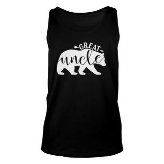 Mens Great Uncle Bear Uncle Family Uncle Tee Unisex Tank Top | Mazezy