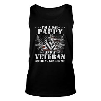 Mens I'm A Dad Pappy Veteran Father's Day Gift Tee Unisex Tank Top | Mazezy