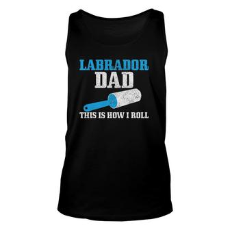 Mens Labrador Dad Lab Dog Black Lab Funny Labrador Unisex Tank Top | Mazezy