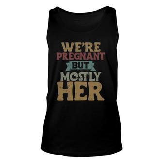 Mens Pregnancy Announcement New Dad Baby Dad To Be Unisex Tank Top | Mazezy