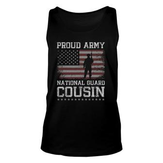 Mens Proud Army National Guard Cousin US Military Gift Unisex Tank Top | Mazezy