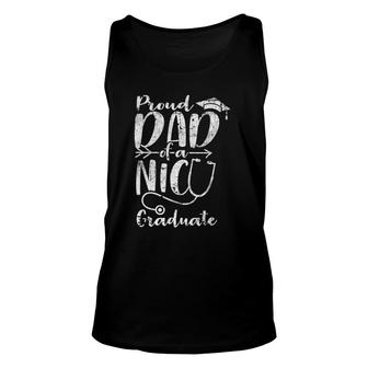 Mens Proud Dad Nicu Graduate Funny Newborn Nurse Gift Unisex Tank Top | Mazezy