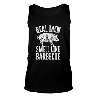 Mens Real Men Smell Like Barbeque Bbq Unisex Tank Top | Mazezy
