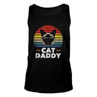 Mens Siamese Cat Daddy Funny Cat Dad Lover Unisex Tank Top | Mazezy