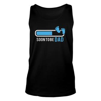 Mens Soon To Be Dad Of A Baby Boy - Baby Shower Unisex Tank Top | Mazezy