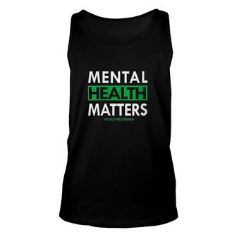 Mental Health Matters Unisex Tank Top | Mazezy