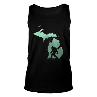 Michigan Bigfoot T-shirt Unisex Tank Top - Thegiftio UK