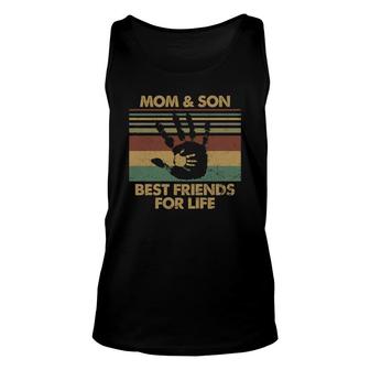 Mom And Son Best Friends For Life Vintage Unisex Tank Top - Thegiftio UK