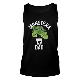 Monstera Dad Plant Dad Gifts Plant Daddy Fathers Day Unisex Tank Top | Mazezy