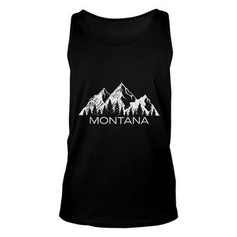 Montana Mountain Gift Cool Montana Unisex Tank Top | Mazezy